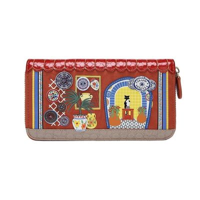 SALE (Was $120) Vendula Ceramica Large Ziparound Wallet