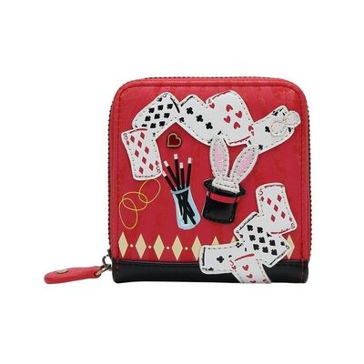SALE - (Was $105) Vendula House of Cards Magic Shop Square Wallet