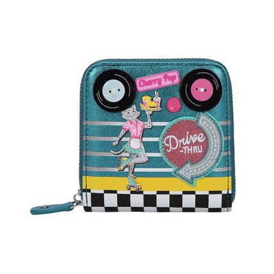 SALE - (Was $105) Vendula Kitty&#039;s Diner Square Wallet