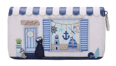 SALE - (Was $120) Vendula Seaside Souvenirs Large Zip Around Wallet