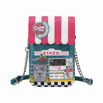SALE - (Was $159) Vendula Kitty&#039;s Diner Phone Pouch