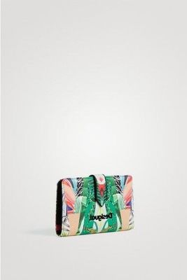 SALE - (Was $189) Desigual Green Arty Jungle Patchwork Wallet