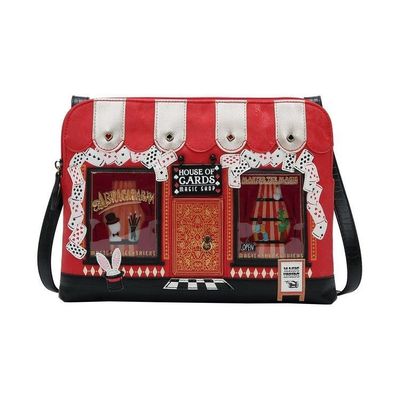 SALE - (Was $259) Vendula House Of Cards Magic Shop Bella Bag