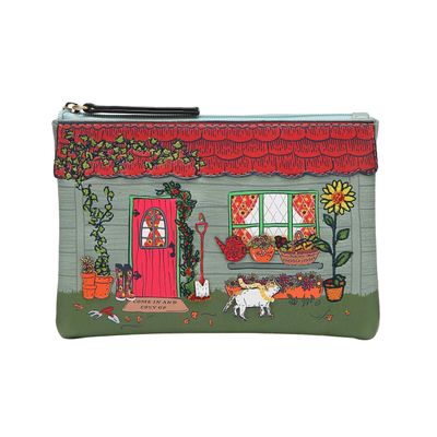 SALE - (Was $75) Vendula Autumn Potting Shed Zipper Coin Purse
