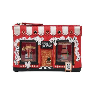 SALE - (Was $75) Vendula House of Cards Magic Shop Zipper Coin Purse