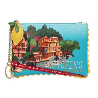 SALE - (Was $75) Vendula Viva Italia Postcard Zipper Coin Purse