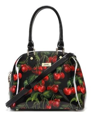 Serenade Cherry Small Patent Leather Bag