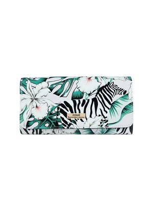 Serenade RFID Zebra Large Leather Wallet