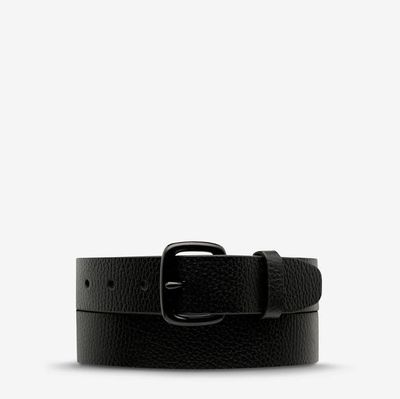 Status Anxiety Ease Up Belt Black/Black