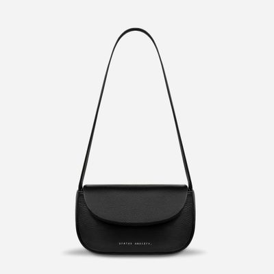 Status Anxiety One Of These Days Black Shoulder Bag