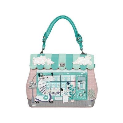 Vendula Bubble Cats Laundromat Grace Bag