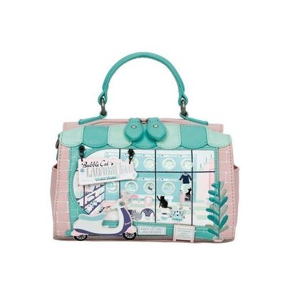 Vendula Bubble Cats Laundromat Hollis Bag