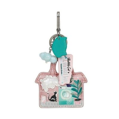 Vendula Bubble Cats Laundromat Key Charm