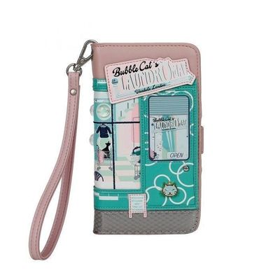 Vendula Bubble Cats Laundromat Universal Flip Phone Case