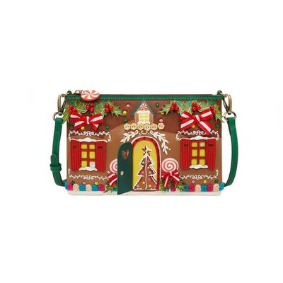 Vendula Gingerbread Houses Kate Pouch Bag