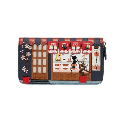 Vendula Sushi - Blue Edition Large Ziparound Wallet