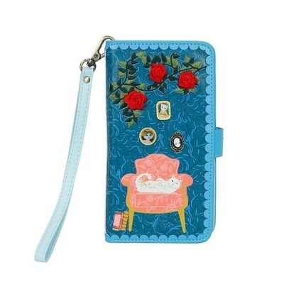 Vendula Vintage Rose Universal Flip Phone Case