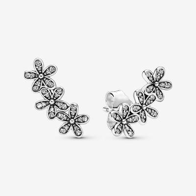 Pandora Daisy Flower Stud Earrings