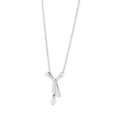 Karen Walker Pearl Bow Necklace 45cm