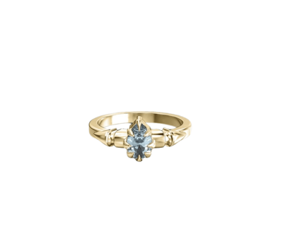 Pre-Order - Stolen Girlfriends Club Precious Punk Droplet Ring Gold Plated