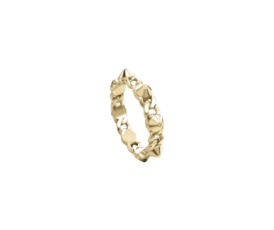 Pre-Order - Stolen Girlfriends Club Spiked Stacker Ring Gold Plated