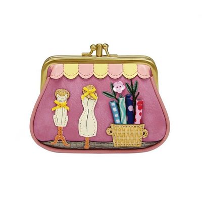 Vendula Sewing Shop - Raspberry Edition Clipper Coin Purse