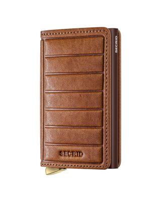 Secrid - RFID Slimwallet Premium Emboss Lines Cognac