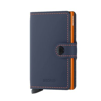 Secrid - RFID Miniwallet Matte Night Blue &amp; Orange