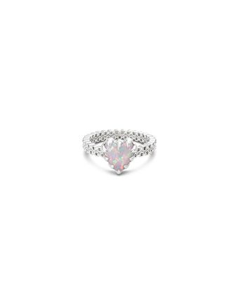 Stolen Girlfriends Club Mini Love Claw Ring Pink Bello Opal