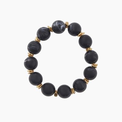 Zahar Capri Beaded Bracelet Gold Plated