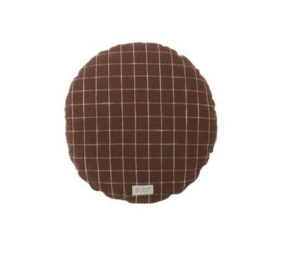 Kyoto Cushion Round - Large - Brown