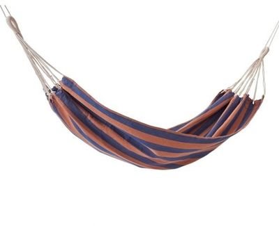 Outdoor Kyoto Hammock - Caramel / Blue