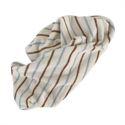 Raita Towel - Large - 150 x 100 cm - Caramel/Ice Blue