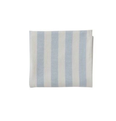 Striped Tablecloth - 200x140 cm - Ice Blue