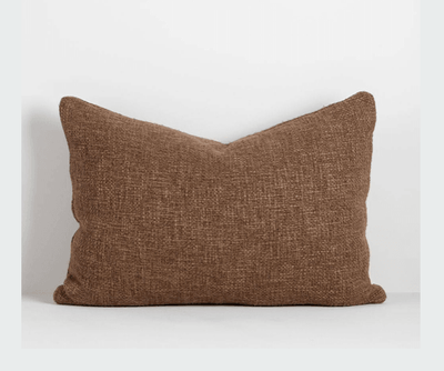 Cyprian Lumbar Cushion- Cocoa