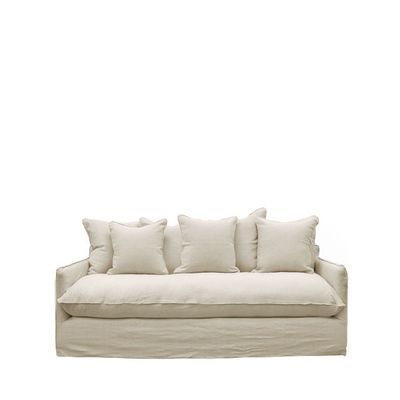 Bahama Slipcover couch- 2 seater- Oatmeal