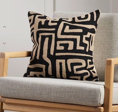 Loren 50x50cm Cushion- Black