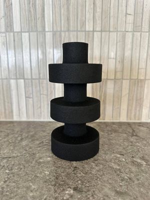 Tiered Tunnel Vase - Black