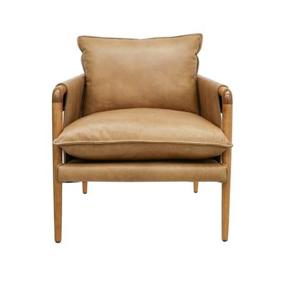 Saddle Armchair - Tan Leather (PRE ORDER AUGUST)