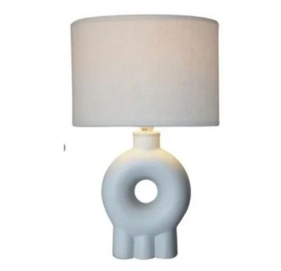 LISA CERAMIC LAMP WHITE