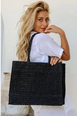 Dune Large Tote Bag - Black