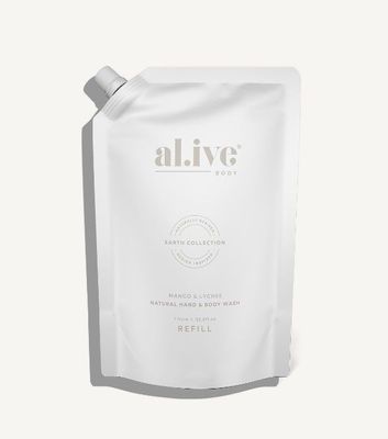 al.ive 1 Litre Wash Refill - Mango &amp; Rychee