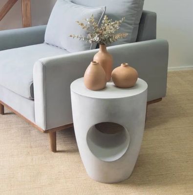 Riviera Side Table - Stone