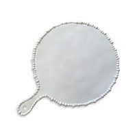 Melamine Pearl Platter Handle Round