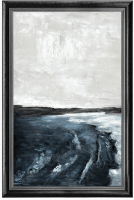 Lagoon | Coastal Abstract Framed Wall Art