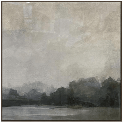 Landed | Neutral Abstract Framed Wall Art