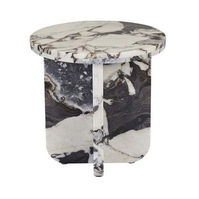 Amara Curve Side Table - Matt Ocean