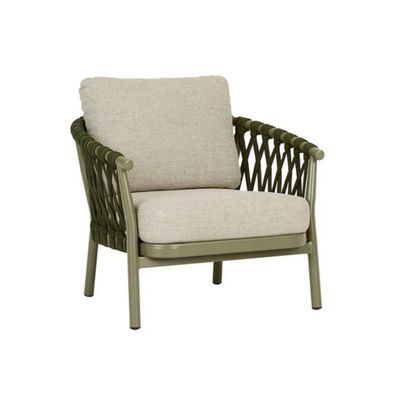 Montroi Weave Sofa Chair - Jungle Green / Natural