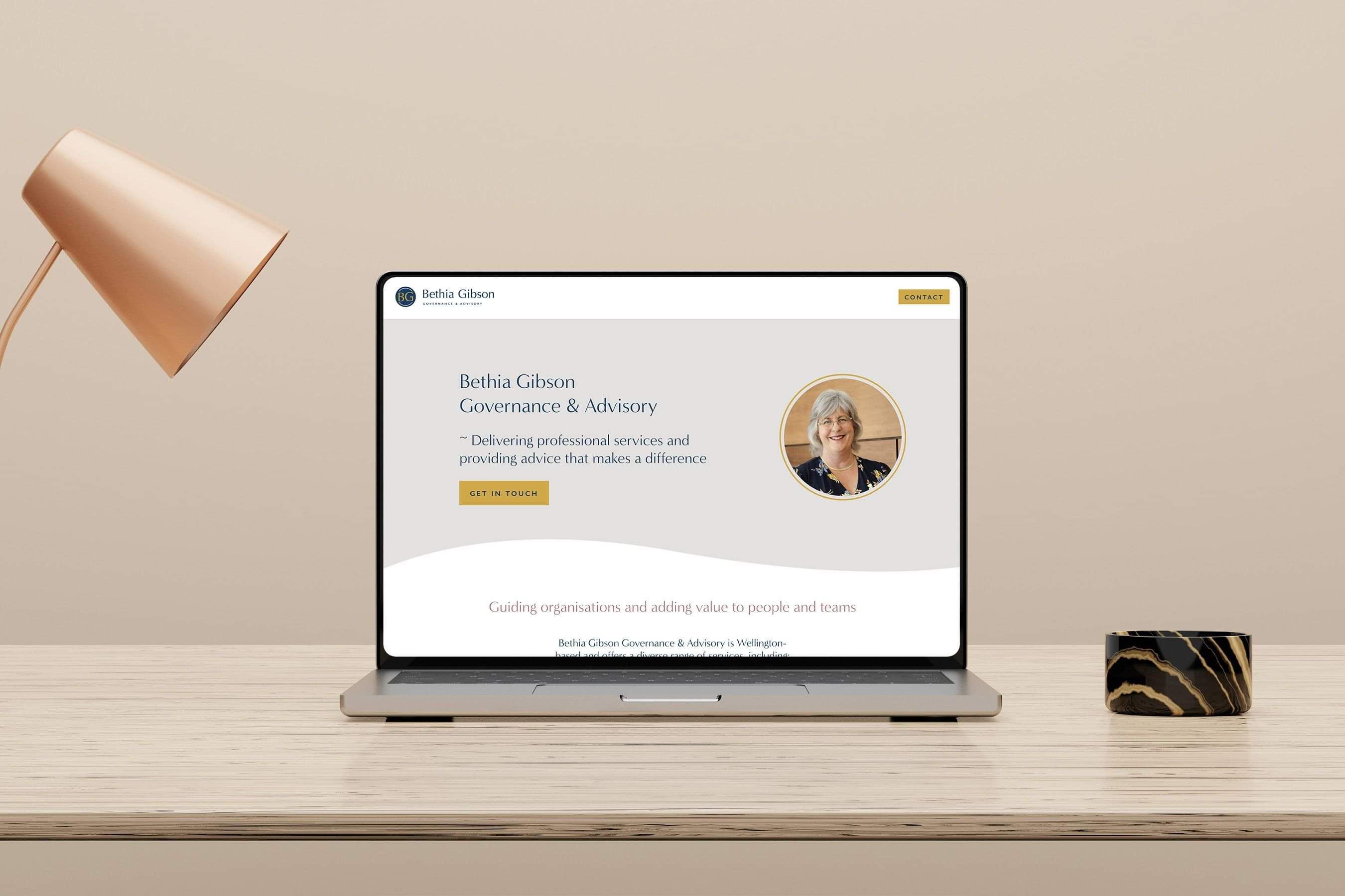 Bethia Gibson Website Design