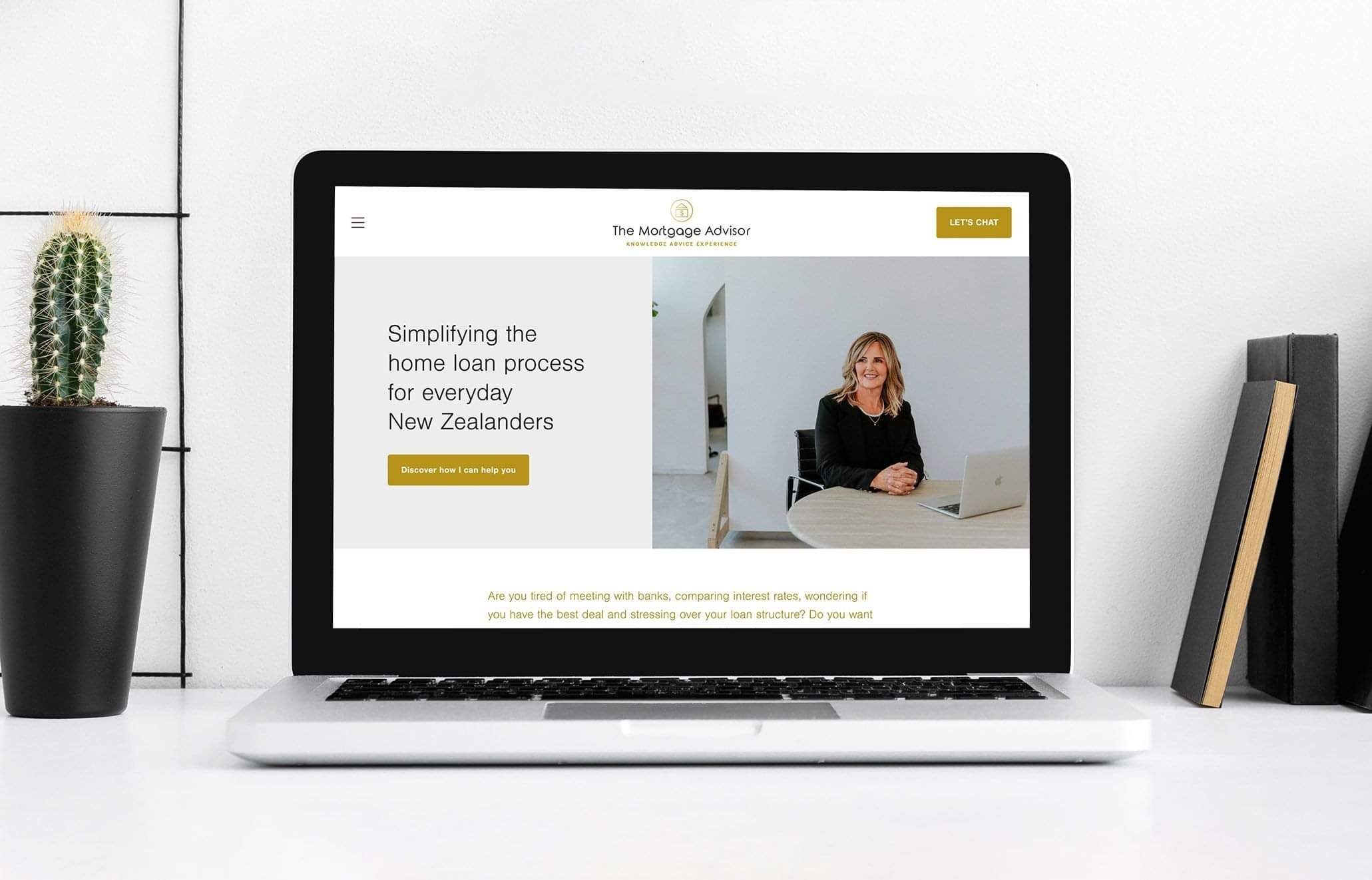 Website design and build for The Mortgage Advisor – Designerbloom Graphic Design – Wellington, New Zealand